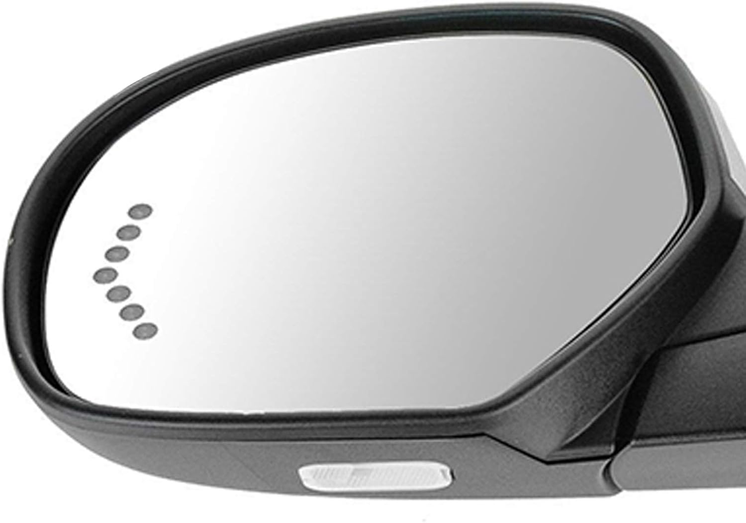 APA Replacement Power Folding Mirror for 2007-2014 SILVERADO SIERRA YUKON TAHOE SUBURBAN AVALANCHE with 7 Dot LED Signal Memory Puddle Light Heated Chrome Cap Driver Left Side GM1320499