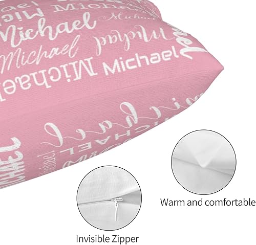 Miniatura 6 de Funda de almohada personalizada con nombre de 14 x 20 pulgadas, regalo personalizado para cumpleaños, Navidad, Día de la Madre, Halloween, boda,