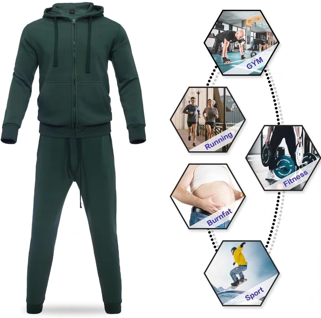 AKsit Mens Sweatsuits 2 Piece Tracksuit Sets Casual Jogging Sweat Suits