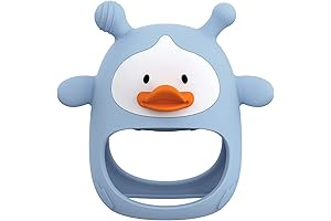 Smily Mia Penguin Silicone Baby Teether Hand Pacifier