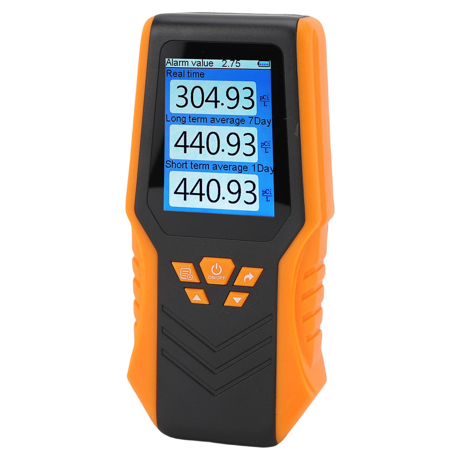 banapoy Rilevatore di Radon Tester Digitale Portatile Compatto per Radon per Casa, Scuola, Ufficio, Seminterrato, Display LCD, Batteria Ricaricabile