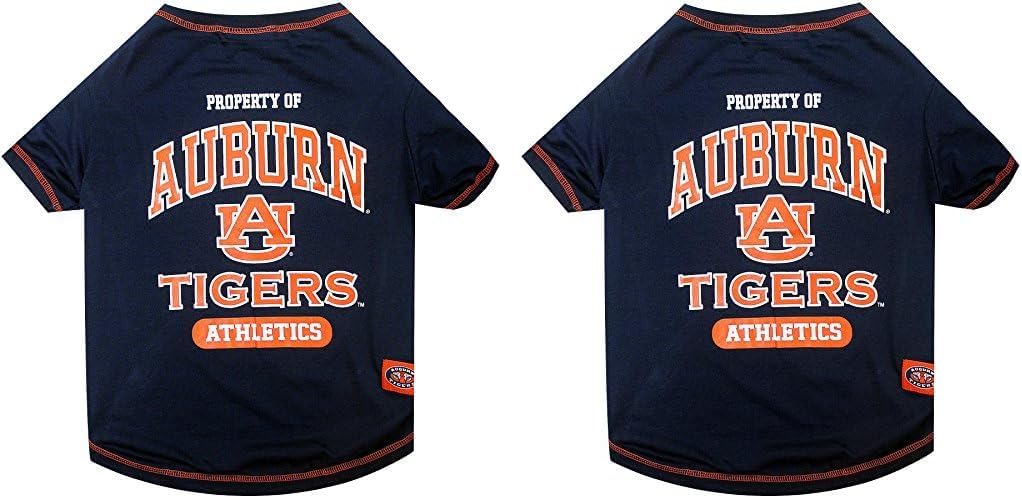 NCAA Auburn Tigers Dog T-Shirt, Small (Pack of 2)