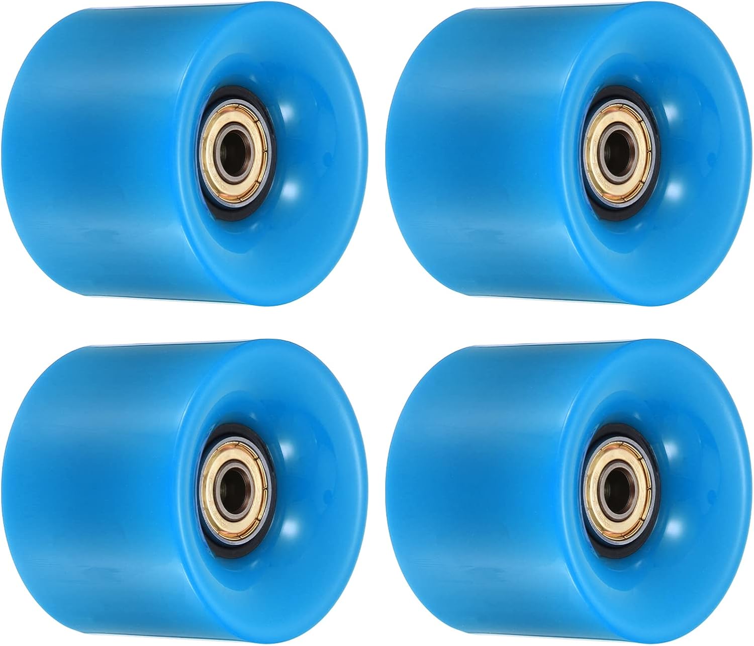 PATIKIL 60mm Longboard Wheels with Bearings ABEC11, 4