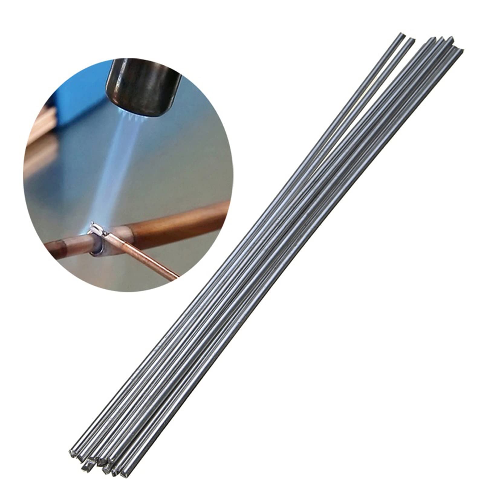 Electrodo universal, soldadura fuerte de hierro, acero y cobre, alambre de soldadura de electrodo con núcleo, le permite soldar fácilmente. (Color : 2.0MM-20 PCS)