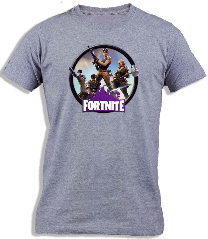 Ay Cabron™ Fortnite Kids Online Game | Fortnite Logo With Characters | Battle Royale | Kids Video Game Cotton T-Shirt For Men