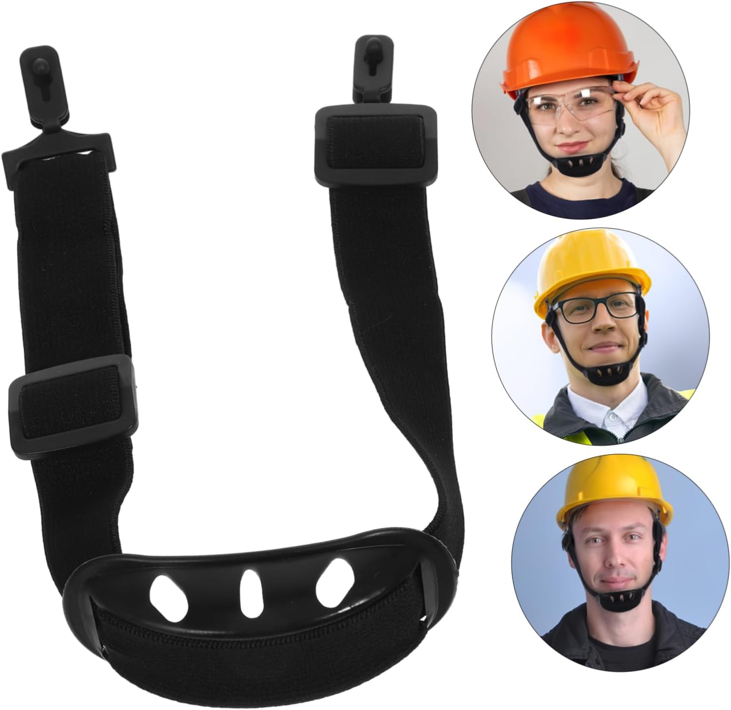 POPETPOP 5sets Elastic Hard Hat Chin Straps Chin Strap Visor for Helmets 6pcs*5