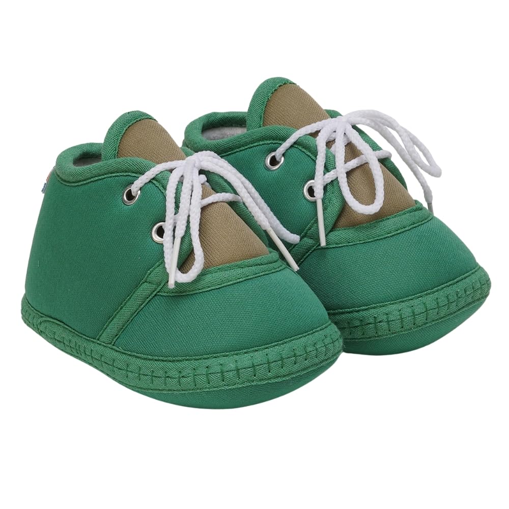 neska moda 6 To 12 Months Baby Boys & Baby Girls Cute Soft Cotton Pre-Walker Lace Booties-BT4462-picture-8