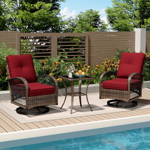 MELLCOM 3 Pieces Patio Furniture Set