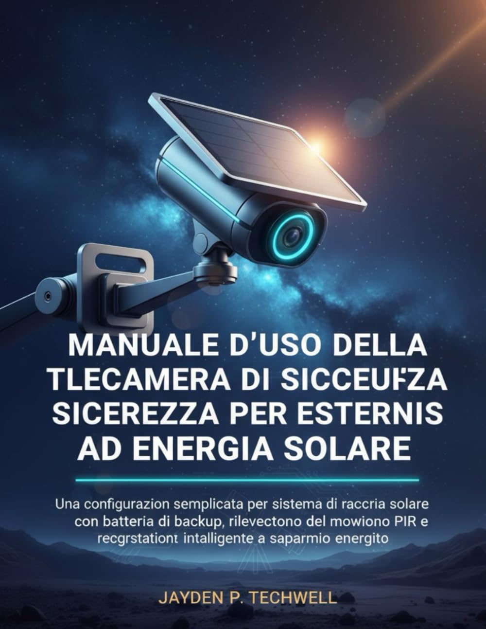 MANUALE D'USO DELLA TELECAMERA DI SICUREZZA PER ESTERNI AD ENERGIA SOLARE