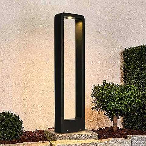 ledmo LED Wegeleuchte 12W Wegbeleuchtung Aussen 3000K Pollerleuchten 60CM Gartenlampe Außen LED Wegeleuchten Pollerleuchte IP65 Cover