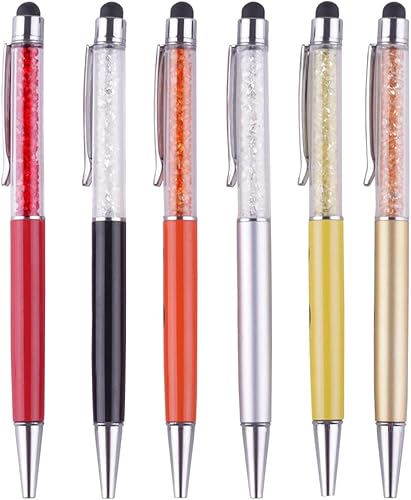 Miniatura 4 de Lápiz capacitivo de cristal, bolígrafos capacitivos de escritura de diamante, notas musicales, punta de bola para todos los dispositivos de