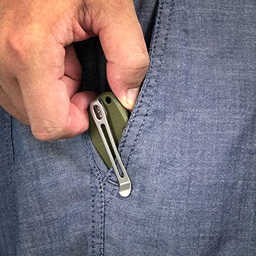 Kubey Tityus Ku322B Folding Pocket Knife With 3.39" Drop Point Blade G10 Handle For Outdoor Camping Everyday Carry #TOP6