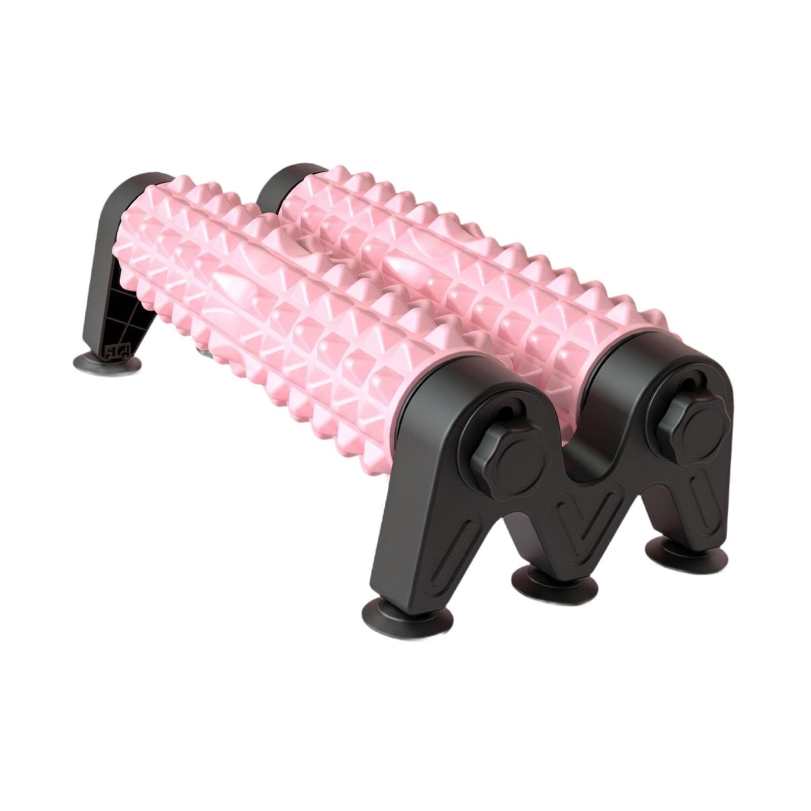 Rodillo de Espuma con Soporte, Rodillo de Fitness Ligero para Masaje de Tejido Profundo, Estiramientos, Fitness de Viaje.