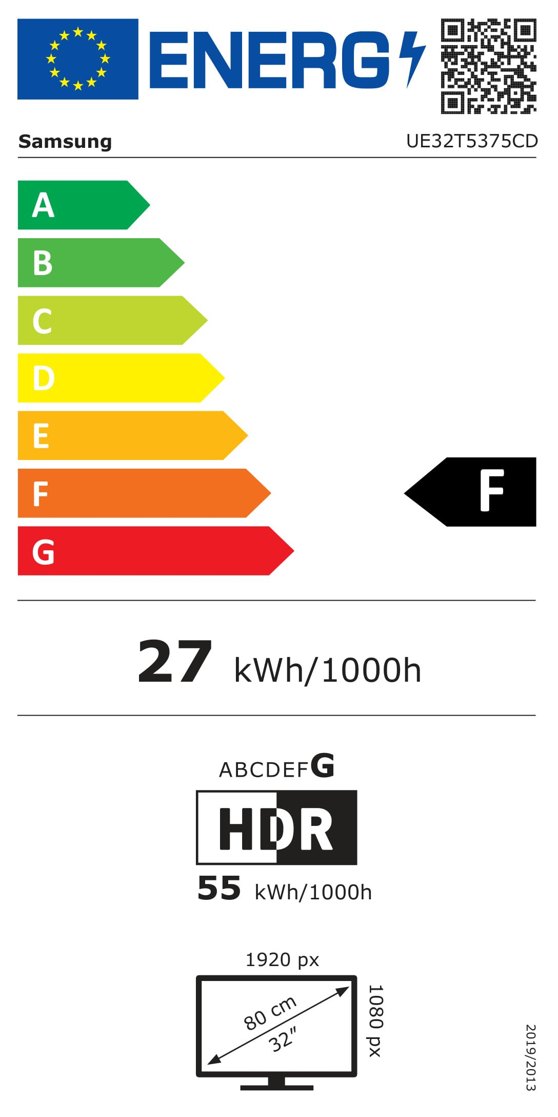 SAMSUNG UE32T4305 TV LED HD Ready 32 pouces Smart TV Noir