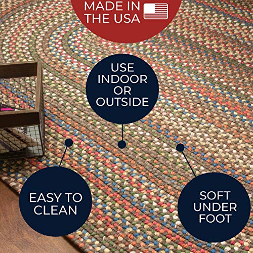 Tapete Trenzado Ovalado 4' x 6' Super Area Rugs miniatura 5