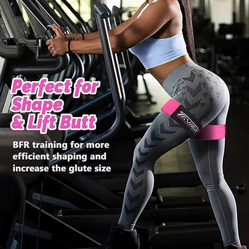 Miniatura 9 de Bandas de oclusión para mujeres glúteos y construcción de cadera, bandas de restricción de flujo sanguíneo BFR Bundle bandas de glúteos, las mejores