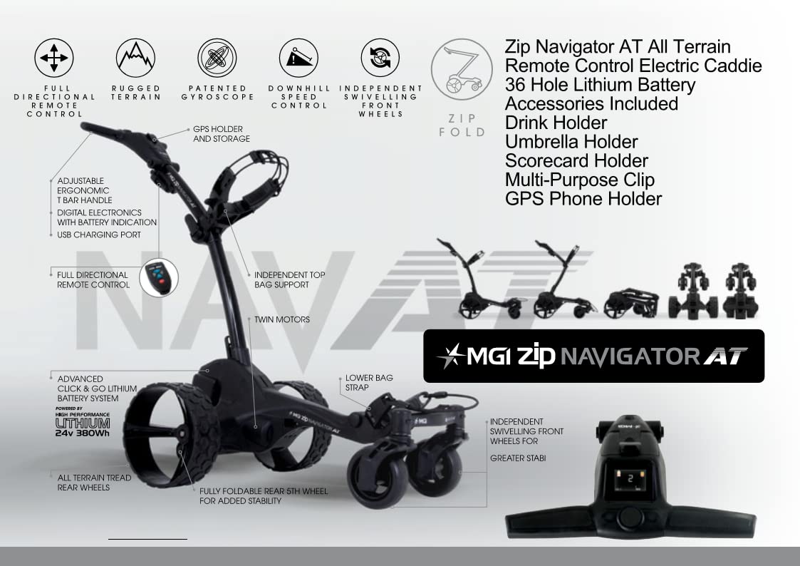 Cruise The Course With An Electric Golf Push Cart!