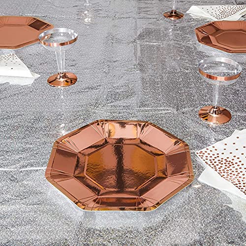 Sparkle And Bash Iridescent Plastic Table Covers, Silver Holographic Foil (54 X 108 In, 3 Pack) #TOP1