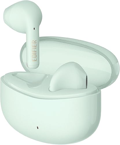 Edifier X2s - Audífonos inalámbricos verdaderos, Bluetooth 5.3, controladores dinámicos de 0.512 in, graves profundos, ligeros, cancelación de ruido