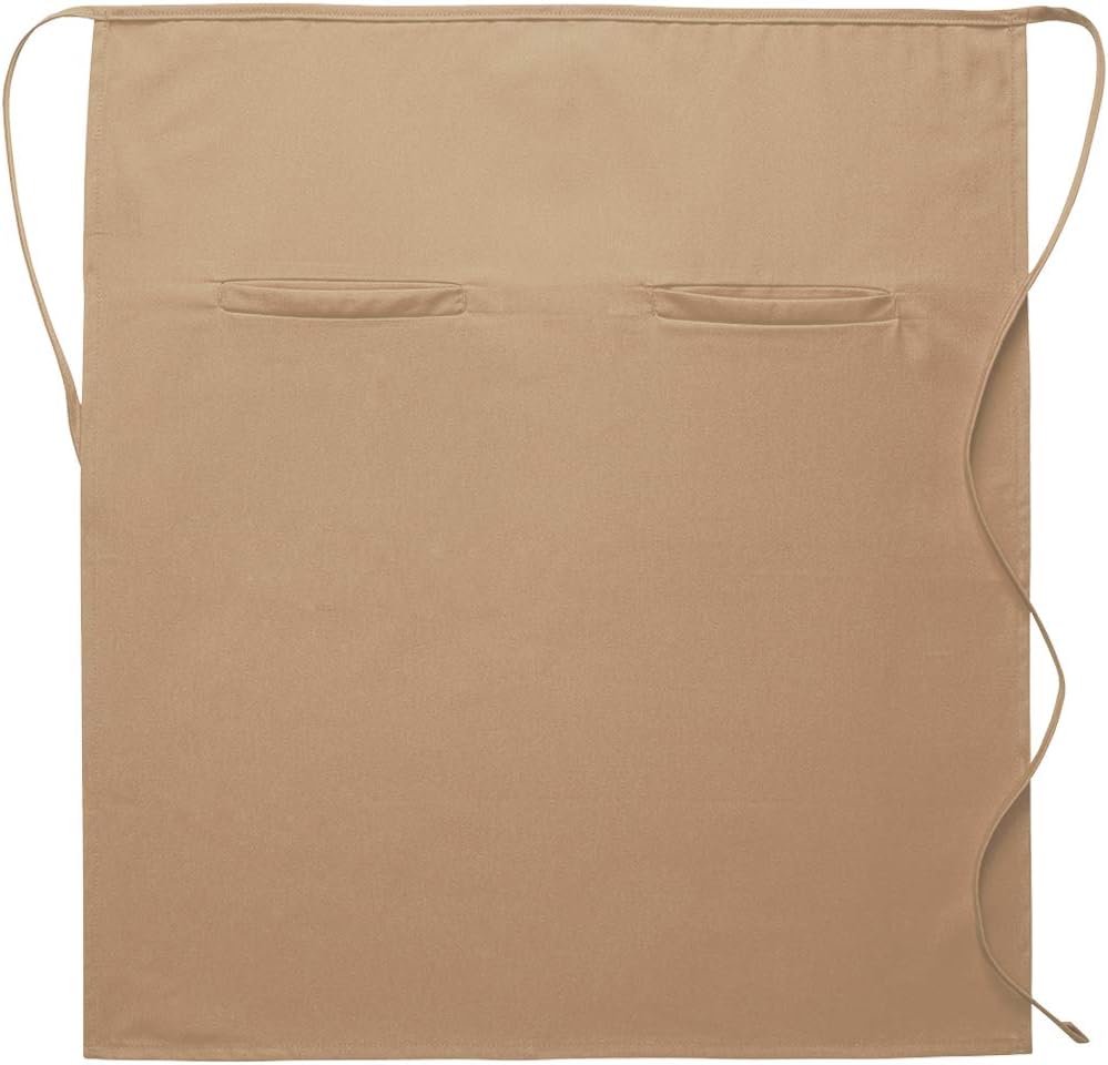 DayStar Apparel 120-2I Double Inset Pocket Full Bistro Apron