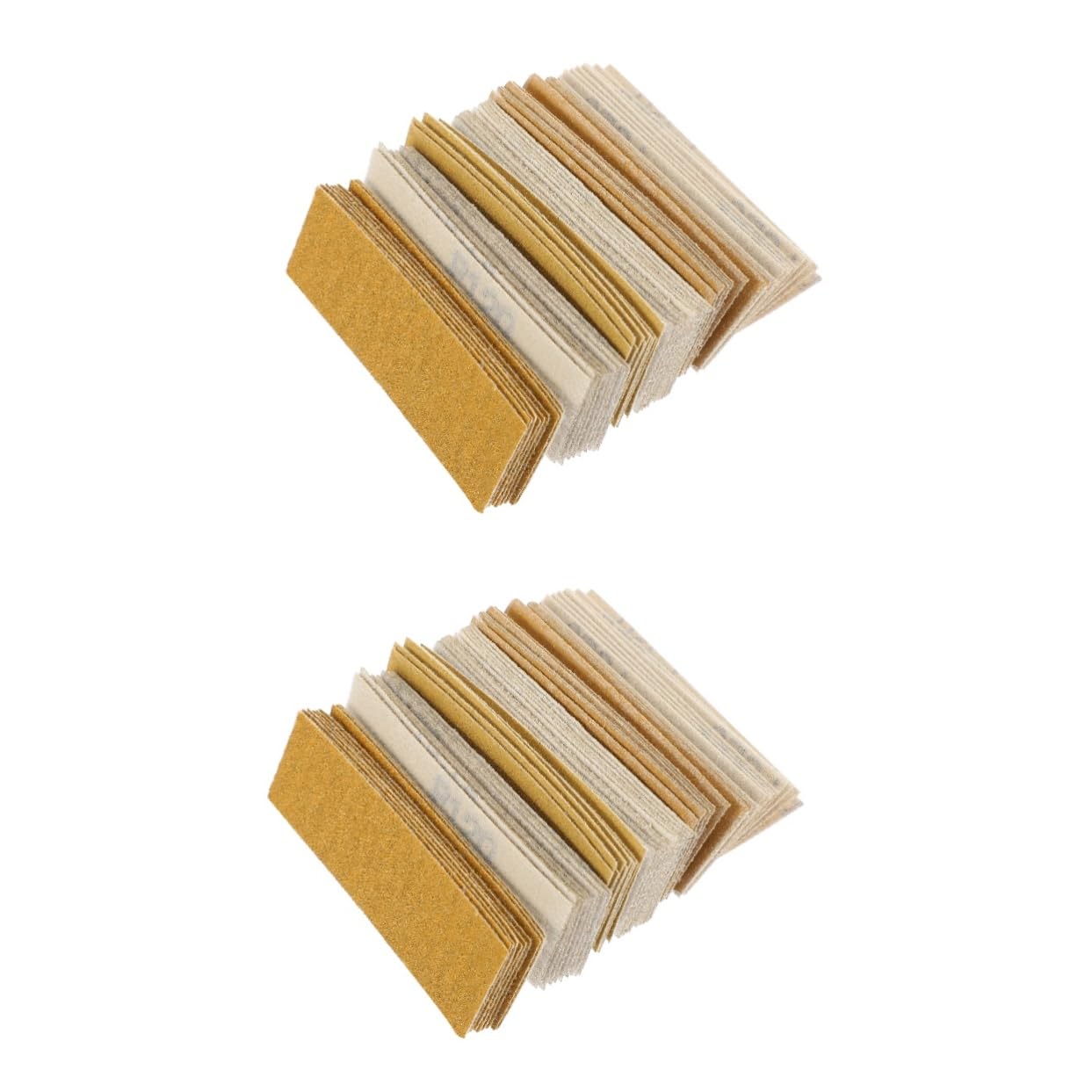 KALLORY 120sheets Fine Sandpaper for Woodworking Grits for Tight Spaces and Projects Compact and Sanding