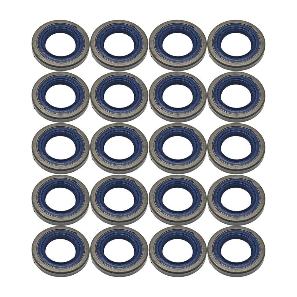 20 Juntas de Aceite compatibles con Motosierra 268, 272, 61, 66, 266, 343, 343F, 343FR, 343R, 345FX, K750, K760 y K970.