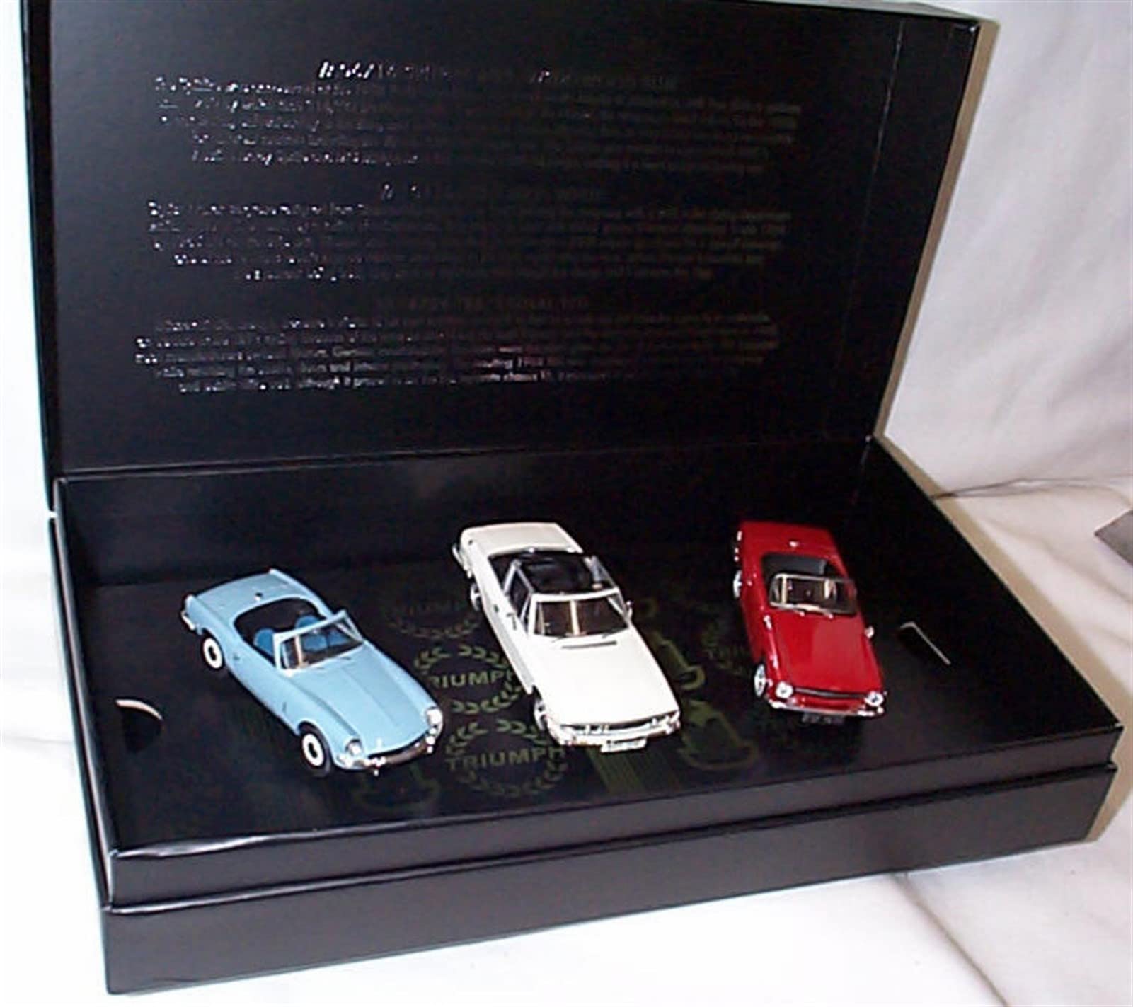 Corgi vanguards Triumph Topless Collection Spitfire Stag TR6 collection set of 3 models set 1:43 scale limited edition diecast model (TC00005-02)