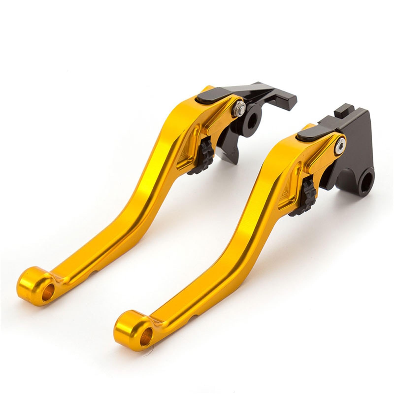 Gjihkwgz Yellow Motorcycle Brake Clutch Lever For Fz-07 For Mt-07 For Fz-09 For Mt-09 For Mt09 Sr 2014-2018 Roller Adjuster Motorcycle Adjustable Brake Clutch Levers Clutch Brake Lever(Yellow)