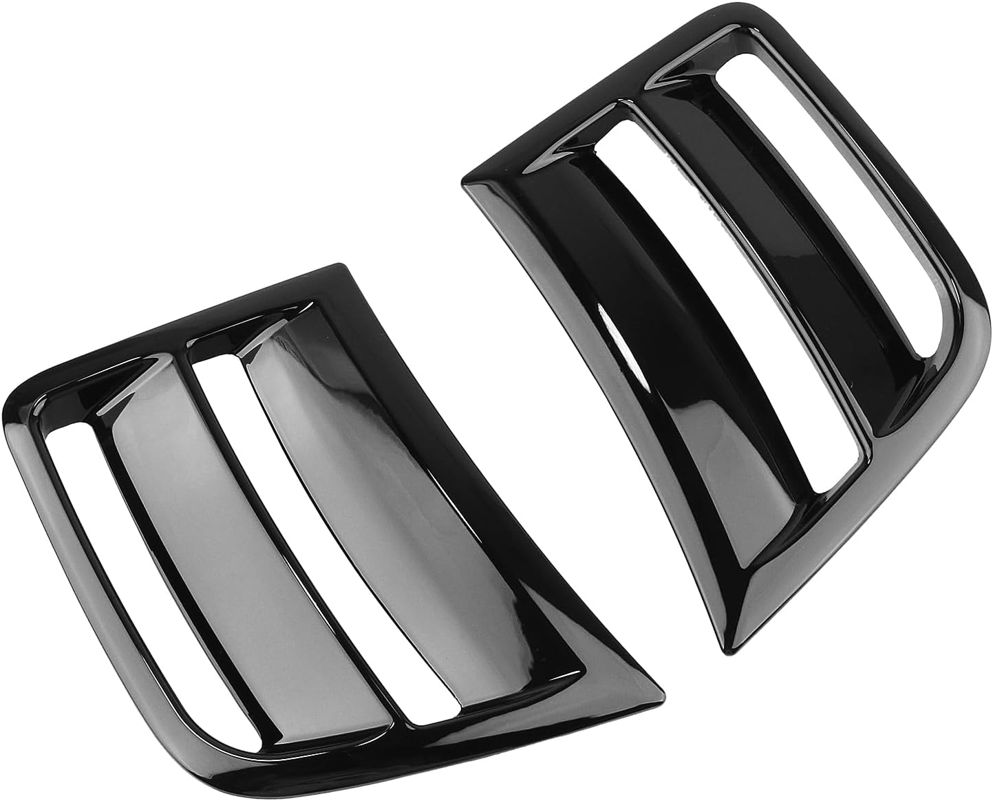Front Bumper Side Air Vent Grill Cover For Subaru STI WRX GRB Wagon 2008-14 BLK