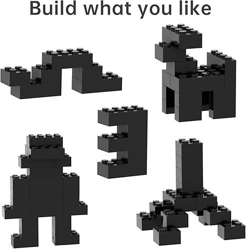 Miniatura 65 de Bloque clásico de ladrillos a granel de 2 x 4, 100 piezas de ladrillo de construcción amarillo albaricoque, compatible con piezas y piezas Lego