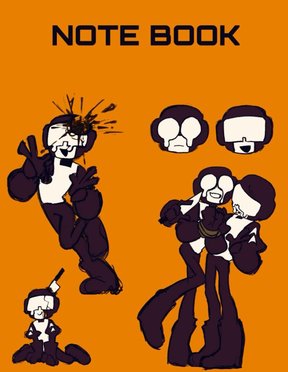 Ugh Notebook: Tankman fnf - Tankman - Ugh Fanart - Ugh Friday Night Funkin - Ugh Friday Night - Ugh Fnf - Friday Night Funkin - Friday Night Funkin ... Ugh -Fnf Friday Night Love 8.5 x 11 inches