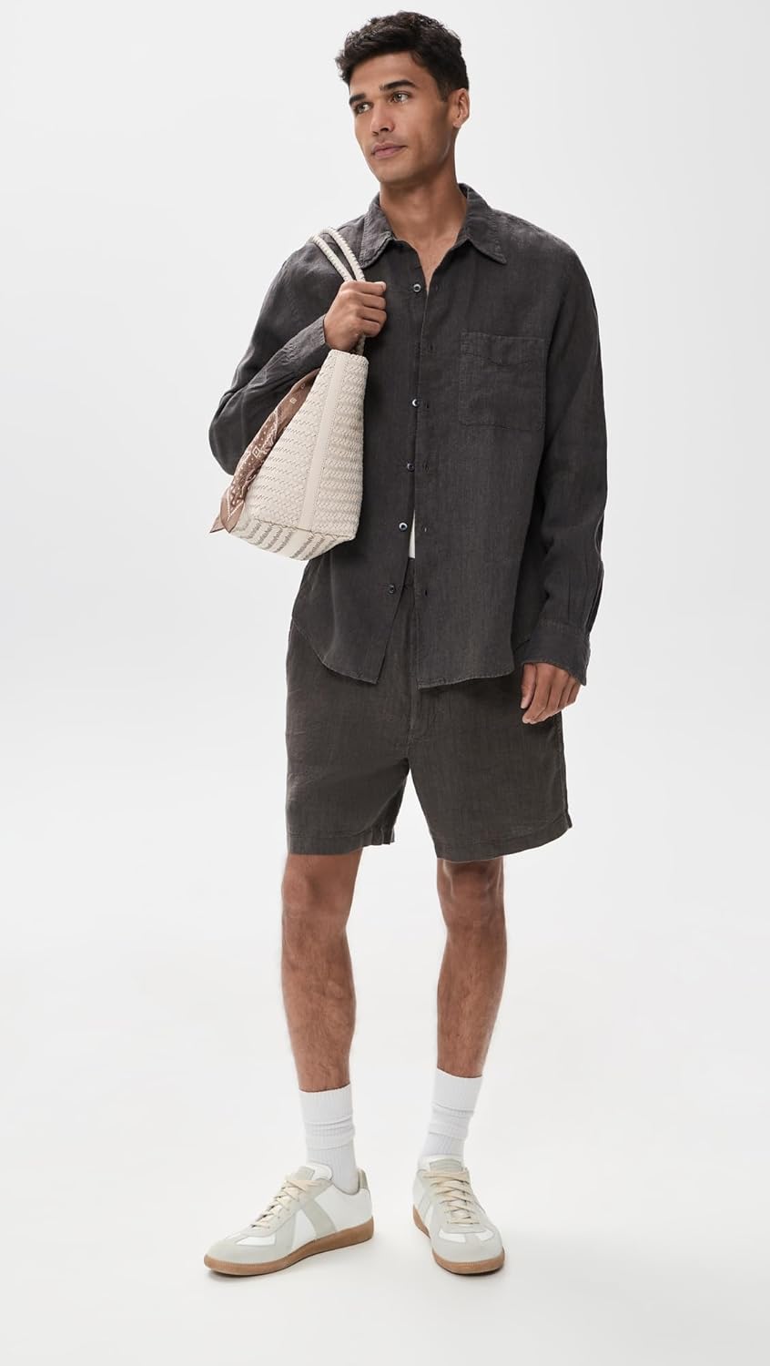 Madewell Men's Long Sleeve Linen Top