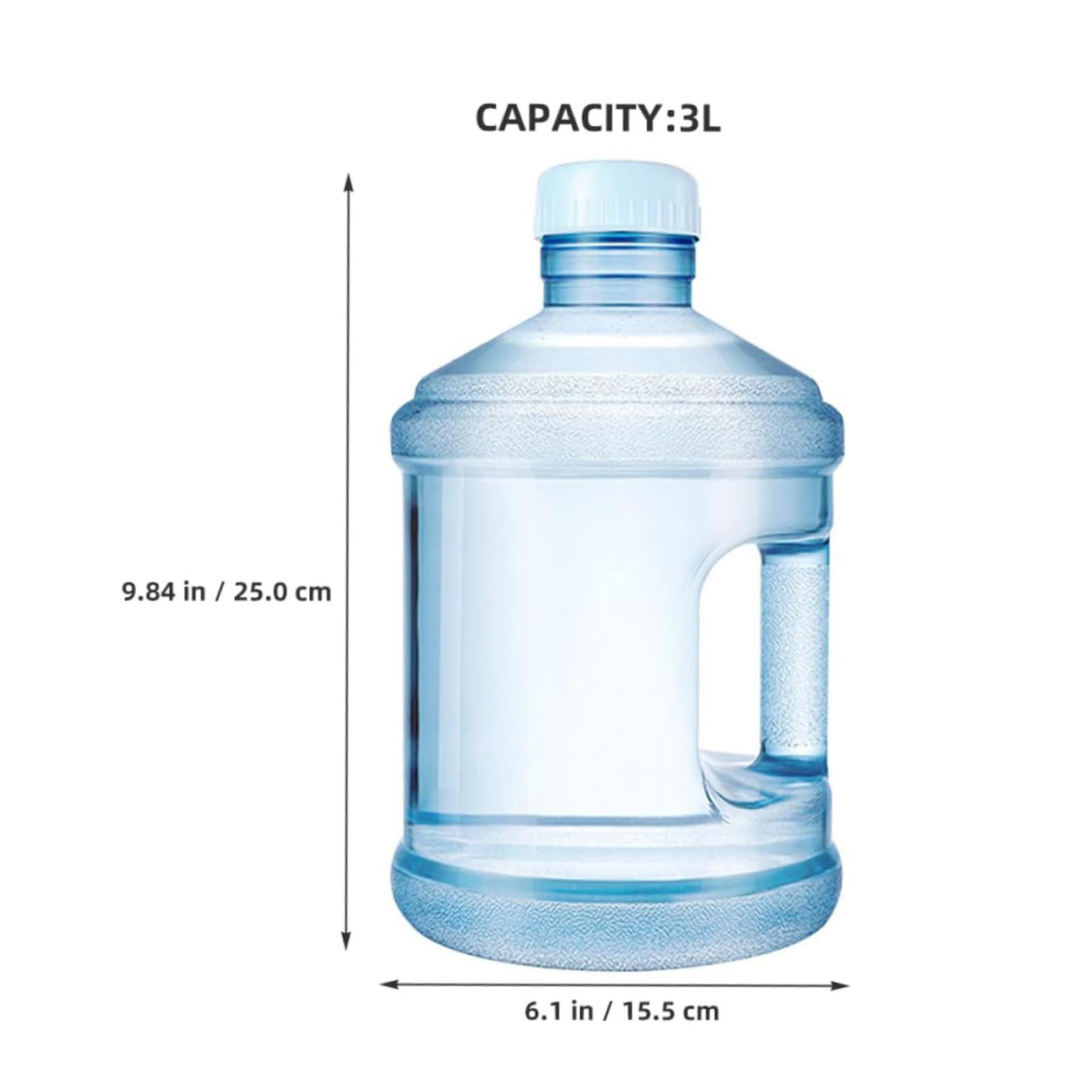 Amazon｜3 リットル 水 ボトル 3リットル 水 ボトル ネジ付き キャップ