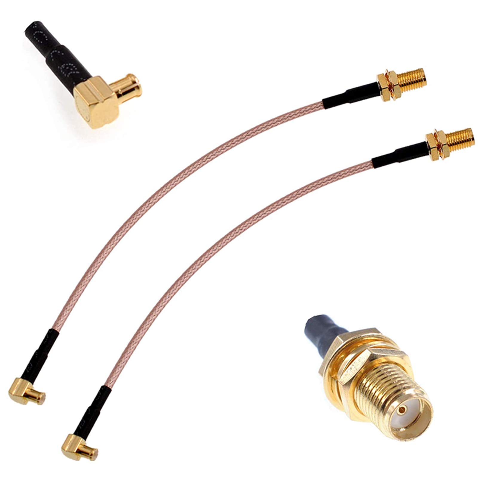 Cavo Jumper RF RG316 6 Pollici Da Jack F Tipo Femmina A MCX Maschio Angolato &ndash; USA