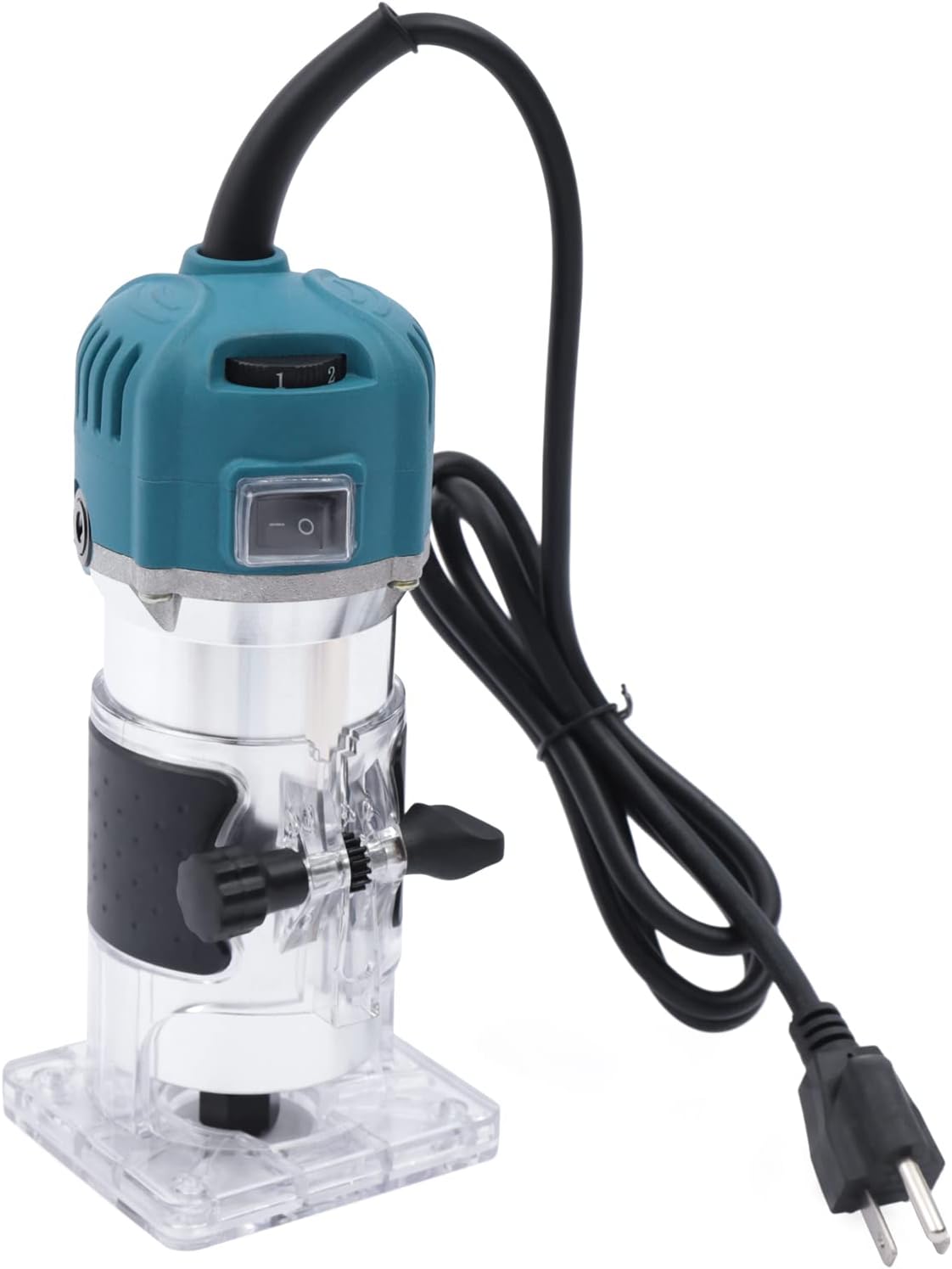 Compact Wood Palm Router Tool 800W Hand Trimmer Woodworking Joiner Cutting Palmming Tool with 15PCS 1/4" Router Bits 3 Compact Wood Palm Router Tool 800W Hand Trimmer Woodworking Joiner Cutting Palmming Tool with 15PCS 1/4" Router Bits