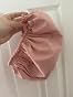 CHFONG Shower Cap for Women, Double Layer Waterproof Bath Cap, Reusable Hair Protector, Large Waterproof Shower Bonnet Washable Elastic Band Bath Hair Hat for Long Hair, Braids, - Pink