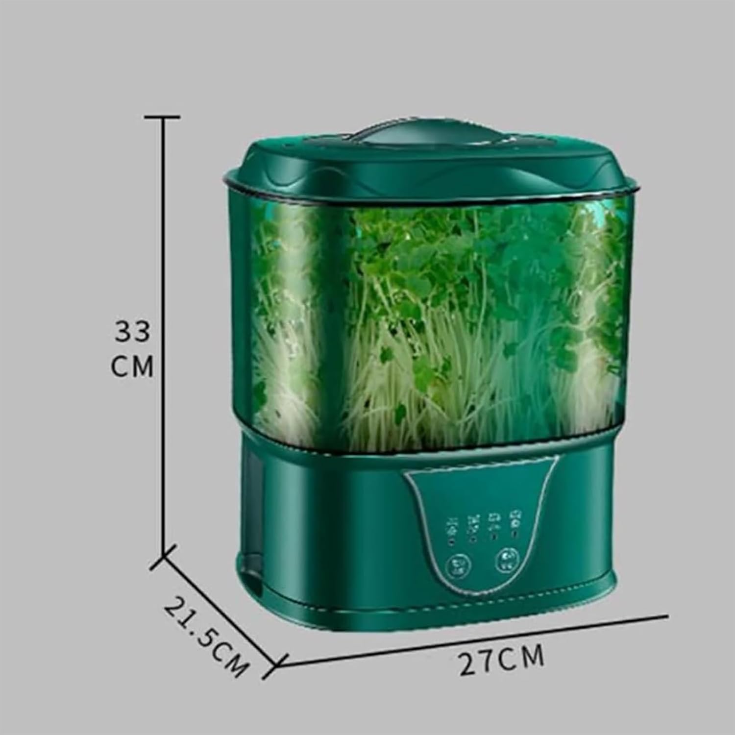 Machine automatique de germes de haricots, germination de graines à 2 couches pour soja, haricots mungo, haricots rouges, radis – Kit de culture en cuisine pour usage domestique