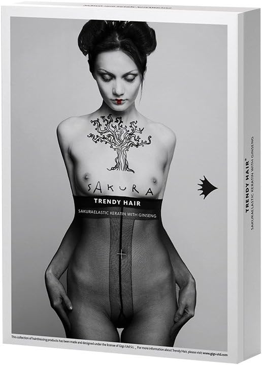 Trendy Hair Sakura Elastic Keratin with Ginseng 3x10ml