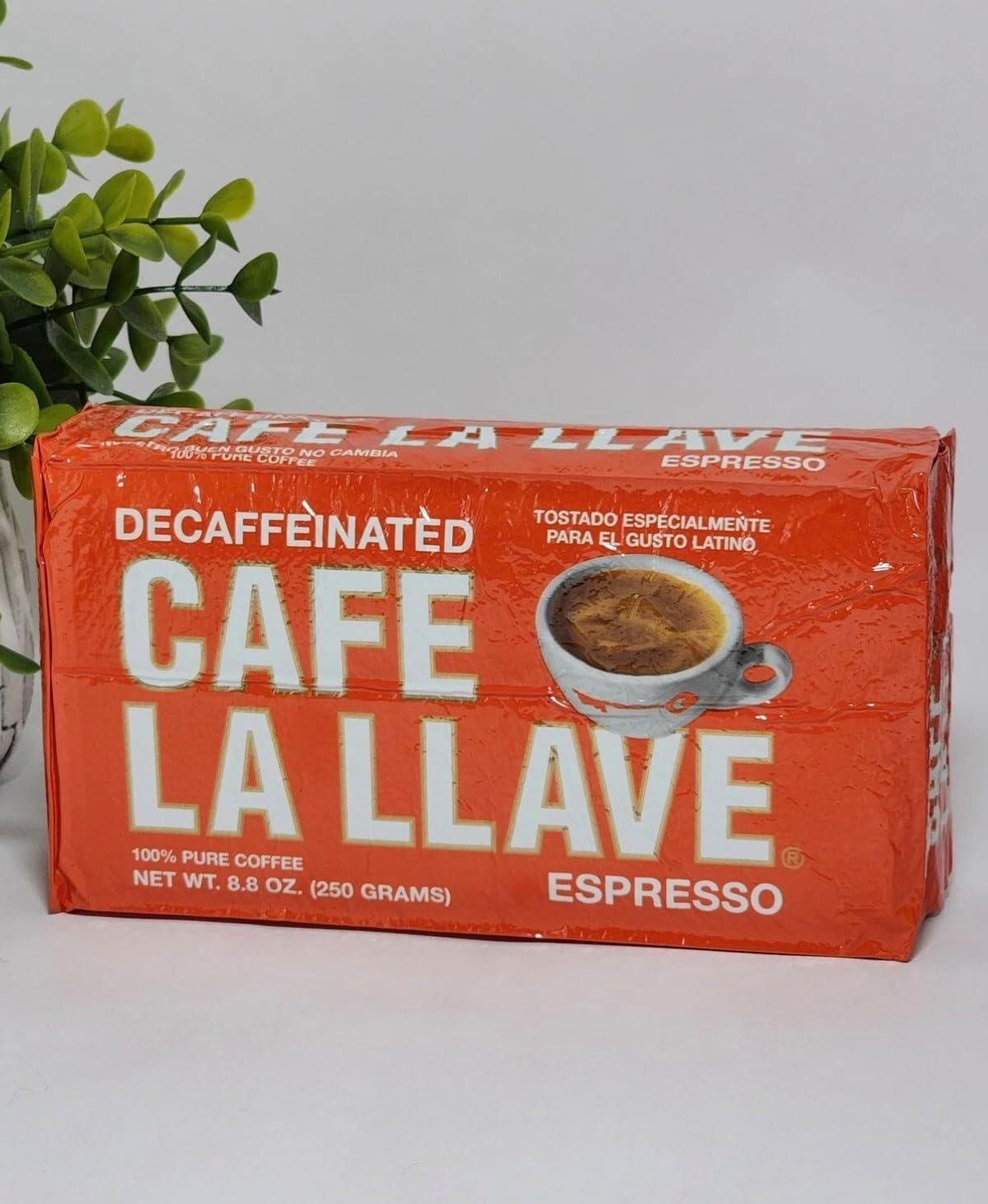 Decaf Cafe La Llave 8.8 Oz Ground Brick