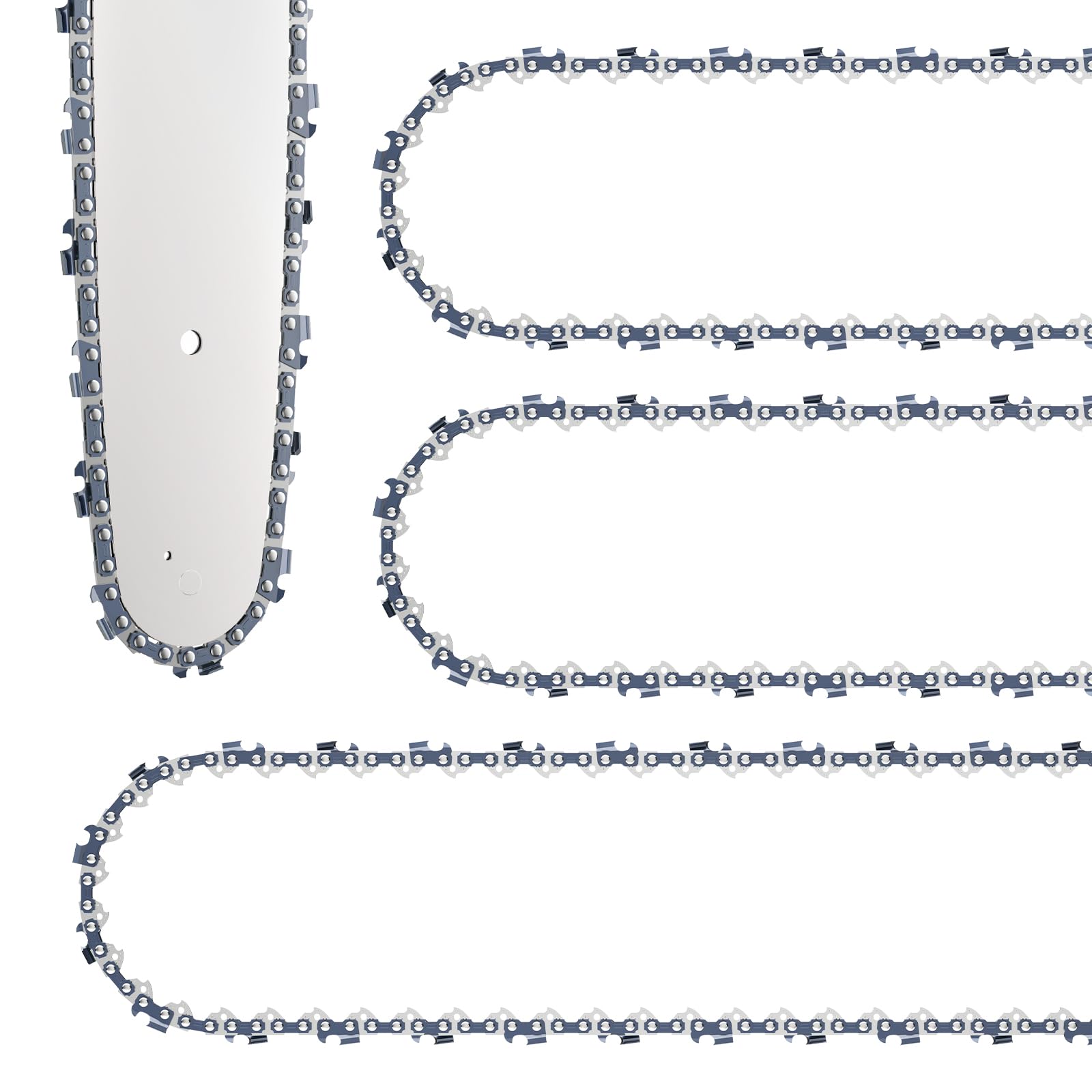 Motosierra de repuesto de 14 pulgadas para ECHO CS-2511T, CS-305, CS-306, CS-330T, PPF-2620, PPF-280, PPT-2620, PPT-265, PPT-265S, PPT-266, 52 eslabones de transmisión, paso LP de 3/8
