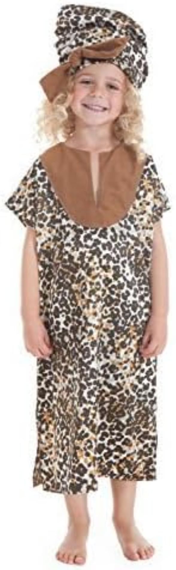 PRETEND TO BEE African Lady/Girl Dress Up Costume for Kids, 3-5 Years