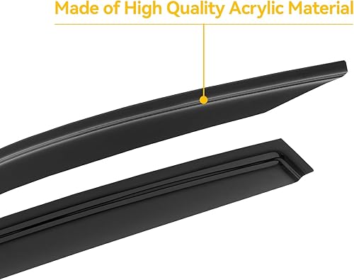 Miniatura 3 de Protectores de lluvia para Ford Escape 2020 2021 2022 2023, viseras de ventilación de ventana, deflectores de viento para escape 20-23