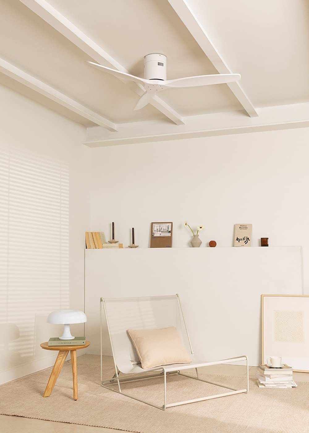 CREATE WINDCALM DC Ceiling Fan installed in a living room
