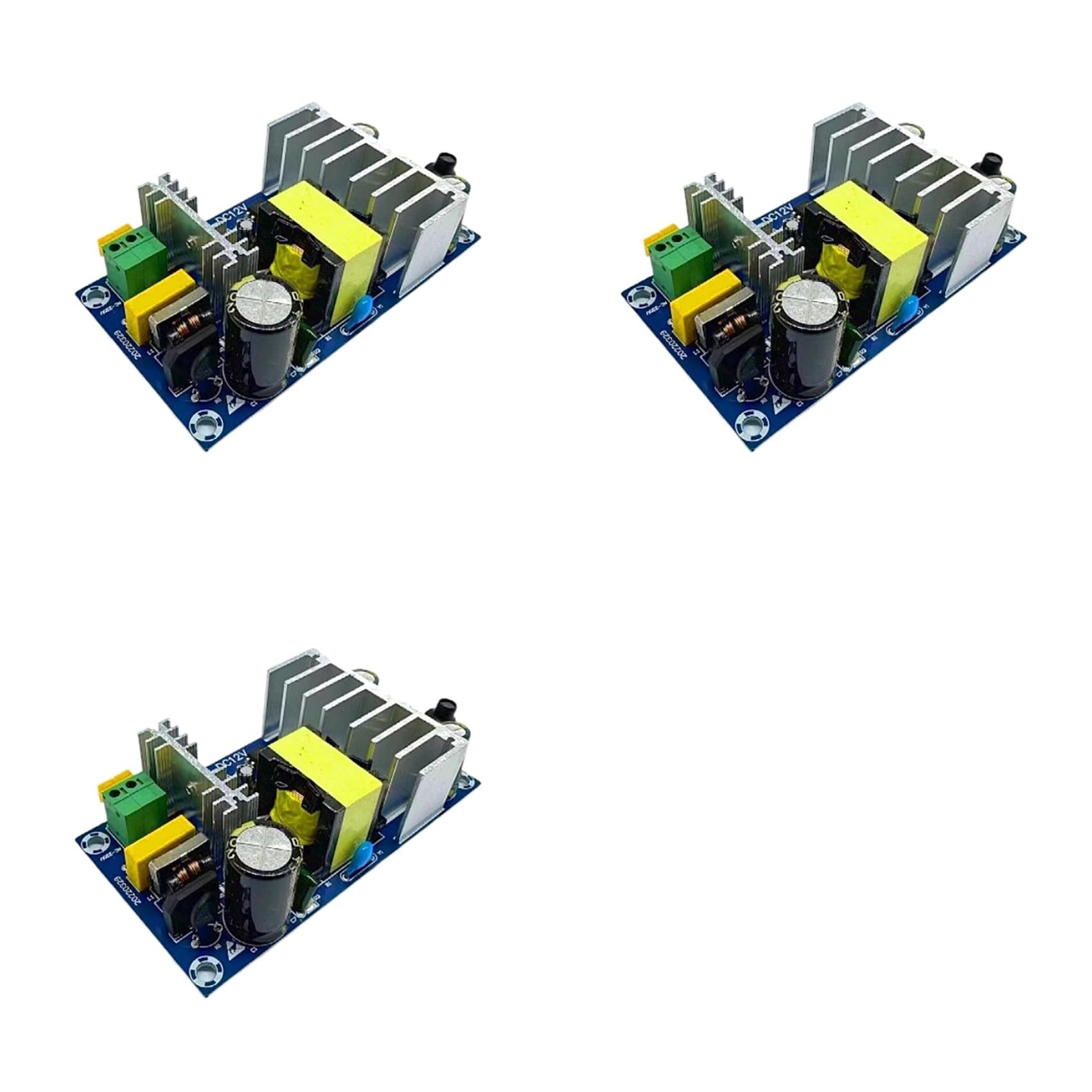 Jnchdghwa As Shown 3X 12V 8A Switching Power Supply Board Module 100W High Power Power Supply Bare Board Ac85-265V To Dc 12V Board Module