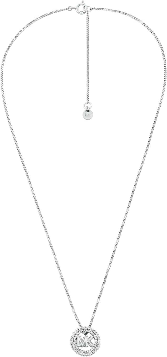 Michael Kors Silver-Tone Necklace for Women; Necklaces for Women; Jewelry for Women