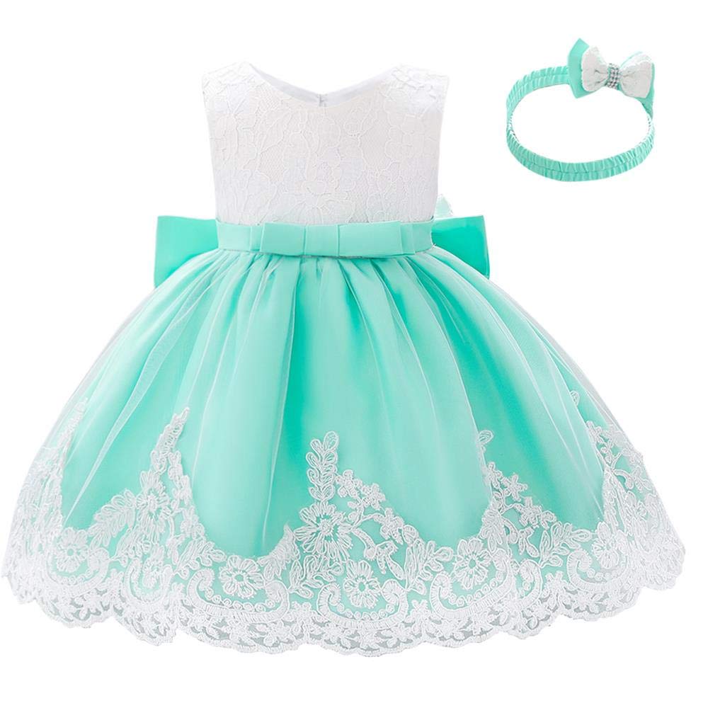 Dressy Daisy Baby Girls Dresses Embroidered Pageant Wedding Flower Girl Birthday Tulle Dresss