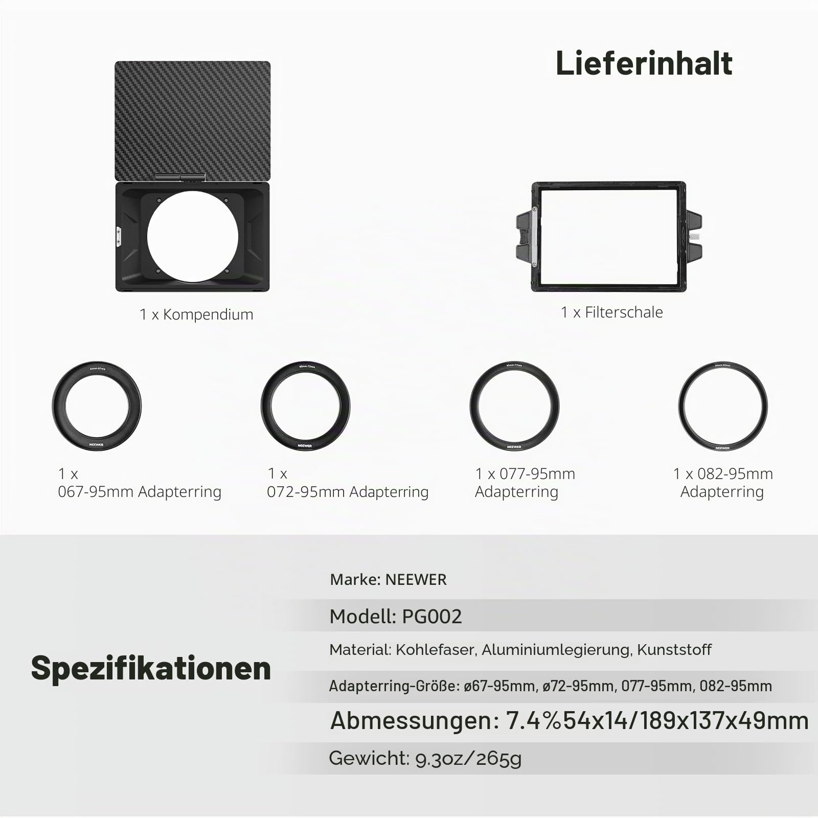 Neewer Mini Matte Box mit einem x5 – Bild 9