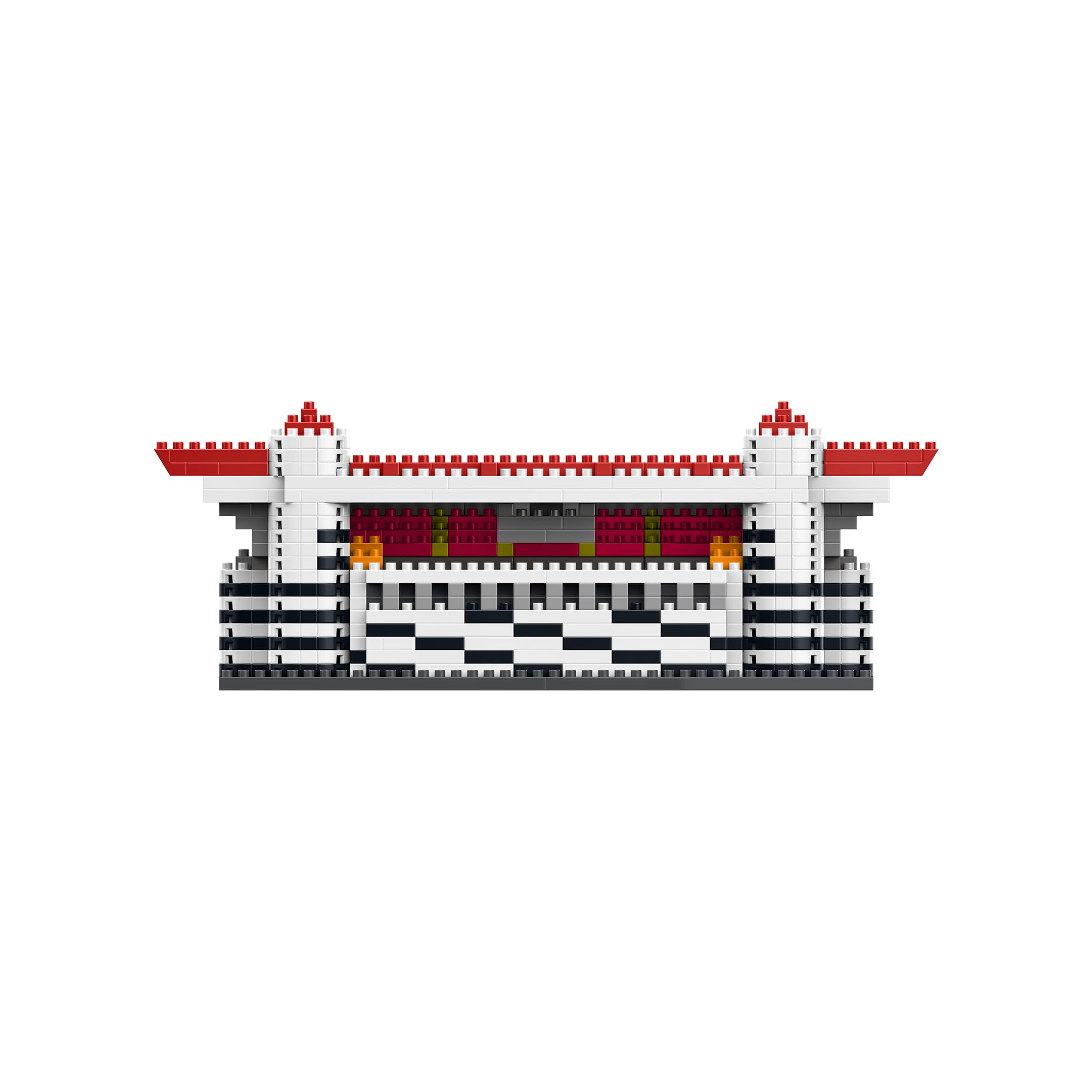 FOCO Offizielles Lizenzprodukt AC Milan San Siro BRXLZ-Steine 3D-Mini-Fußballstadion BAU-Set