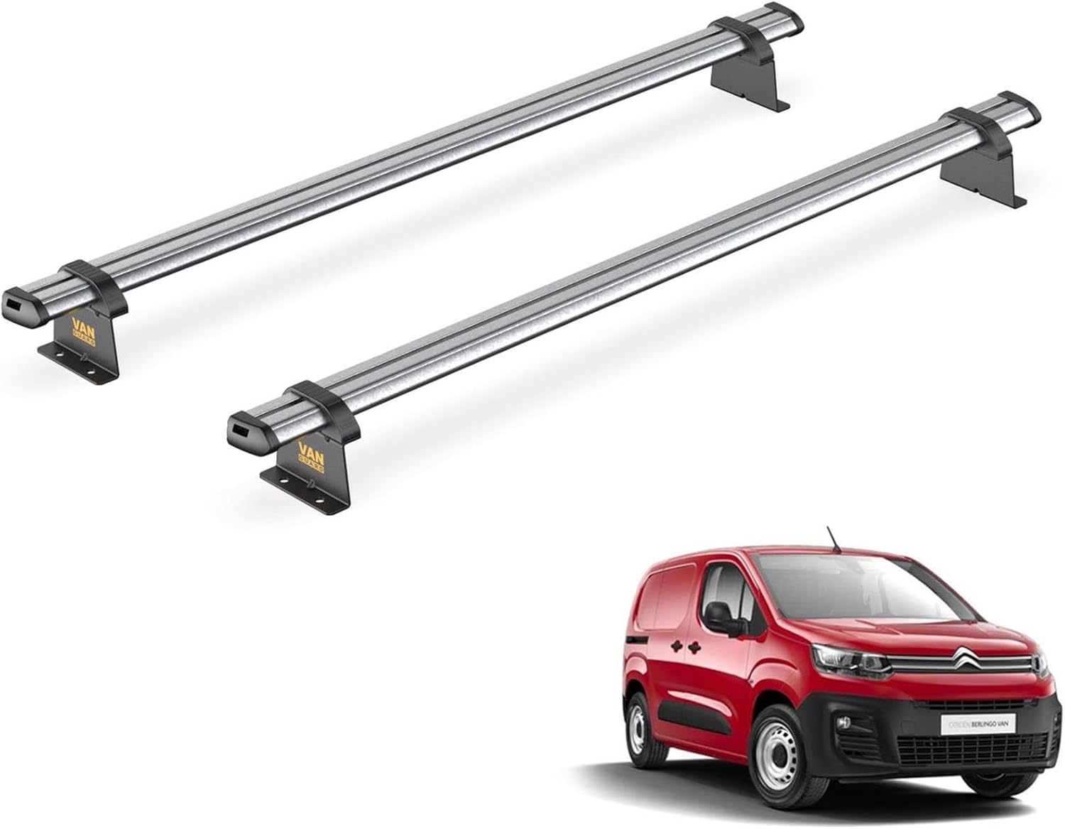 FORD TRANSIT CUSTOM Roof Rack For 2024 Model 2 Bars Roller Van Guard
