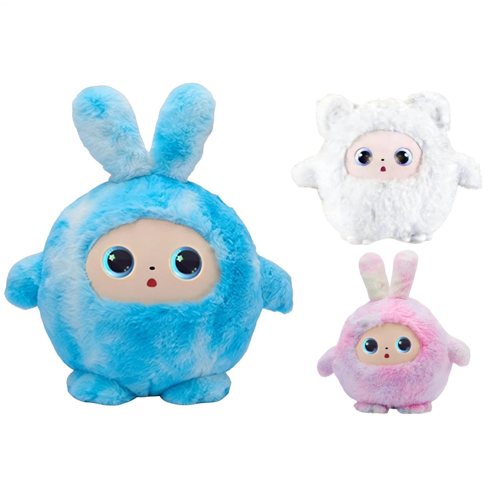 Juguetes IA - Peluche elettronico con cartoni animati, morbido, parlante E | Peluche interattivo IA per casa, scuola, traduzione Enciclopedia, consultazioni meteorologiche, guida di apprendimento